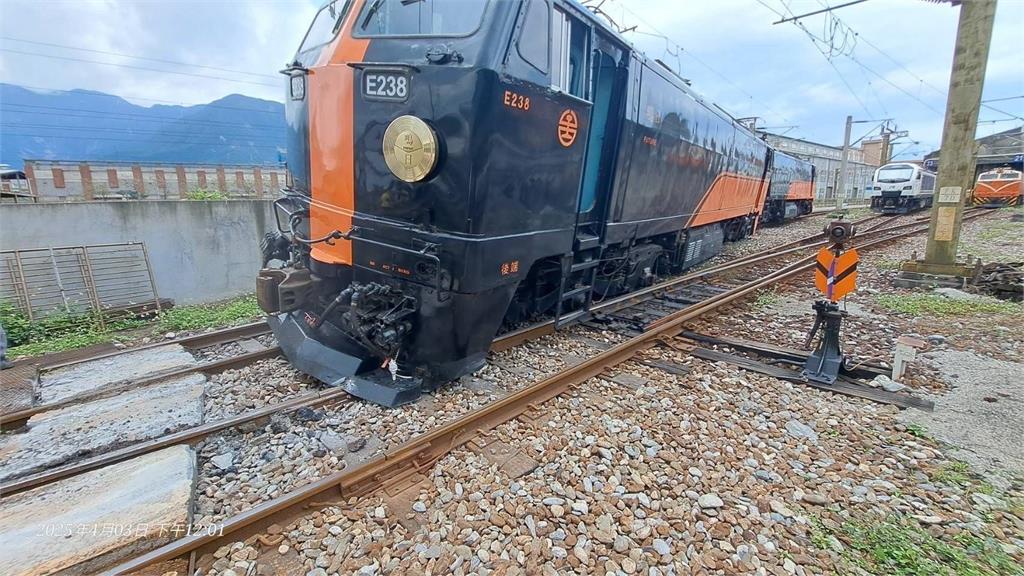 快新聞／鳴日號列車花蓮入庫時脫軌　台鐵公司說明了