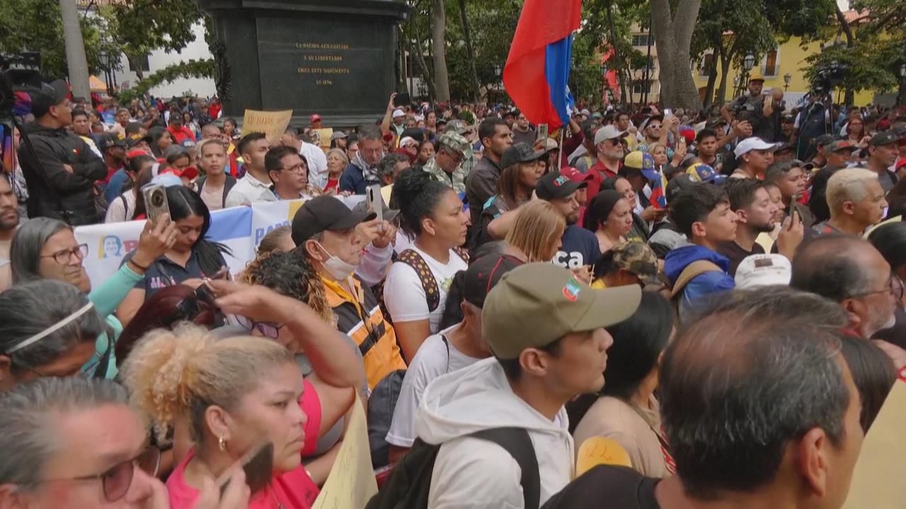 川普放話討回石油資產 委國民間掀反美抗議