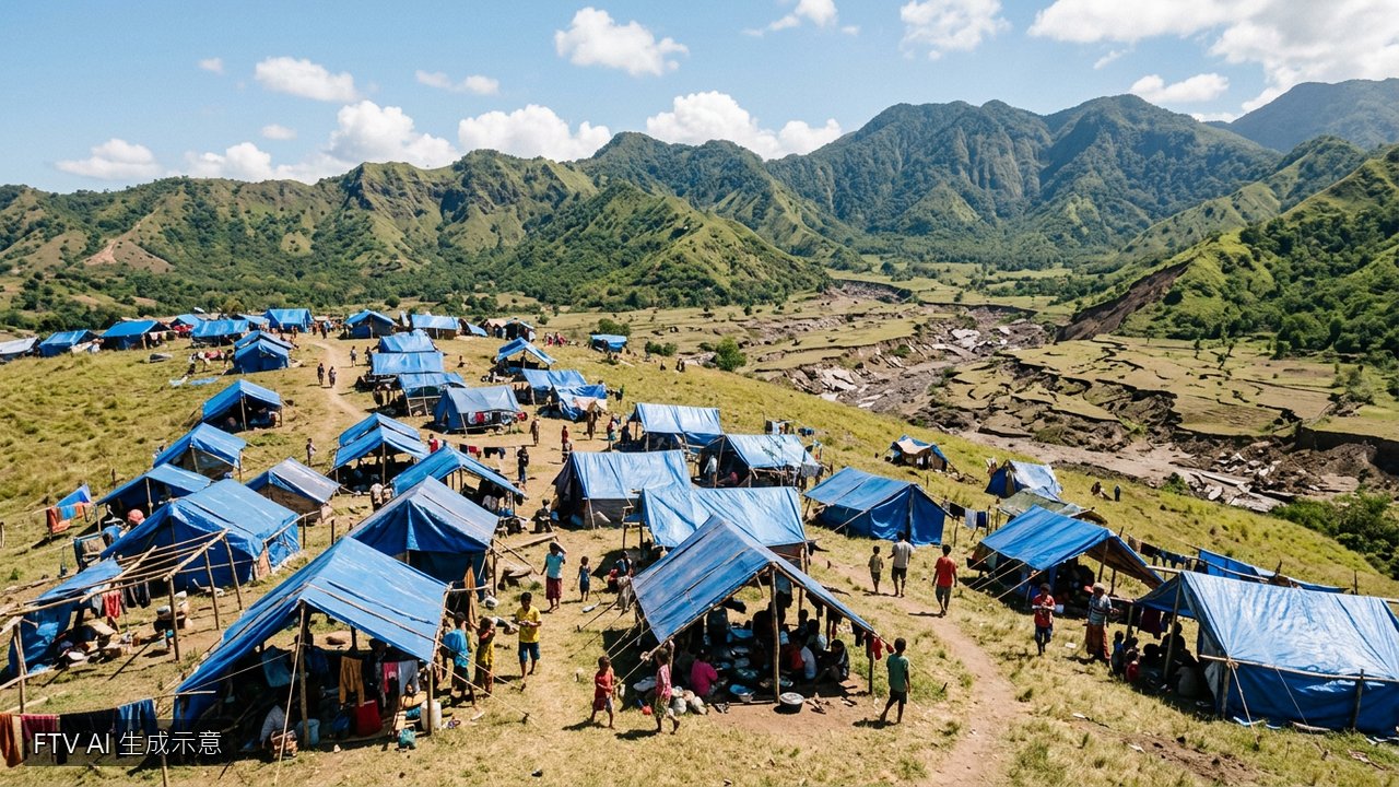印尼7.7強震奪68命　萬名災民逃山區淚訴「無處可逃」