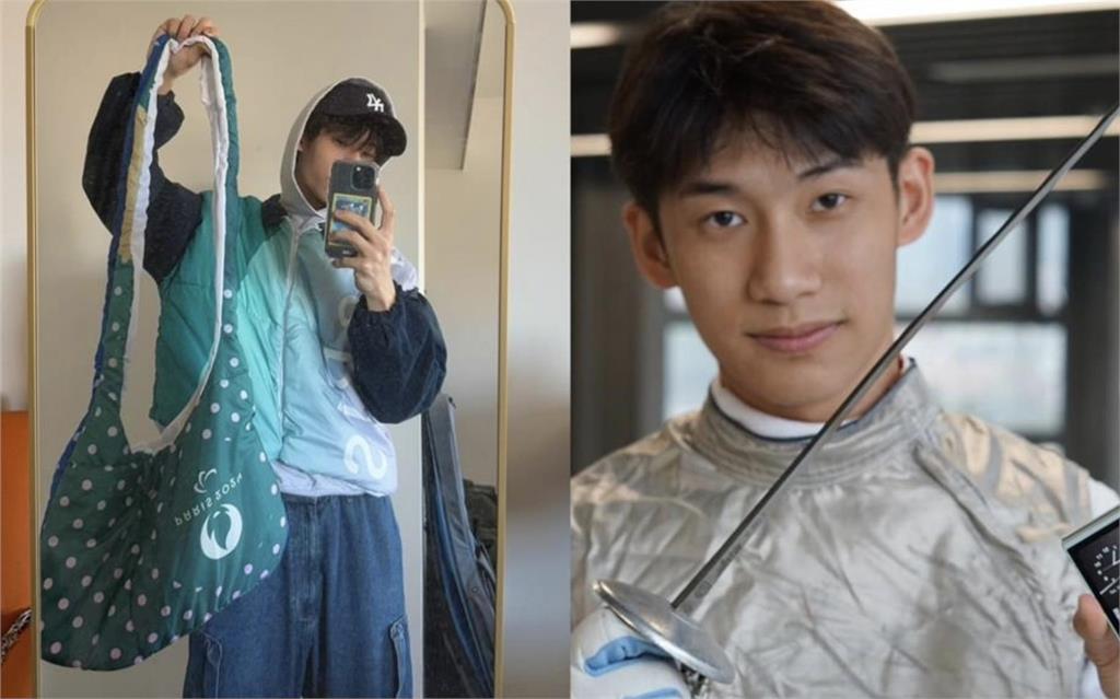 綜合／全世界只有這一件！台灣「擊劍王子」陳奕通改造奧運棉被成潮服