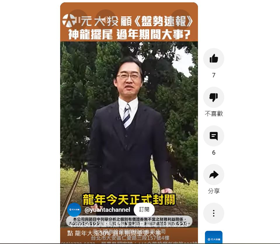 盤勢速報//神龍擺尾 台股漲225點 龍年大漲30% 過年期間重要大事