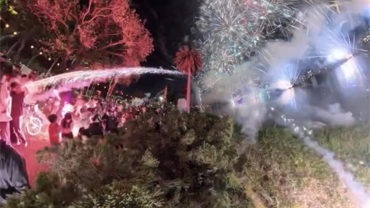 高雄蓮池潭煙火「砲彈式墜落觀眾區」民眾抱孩狂奔！驚悚畫面曝…市府開罰了