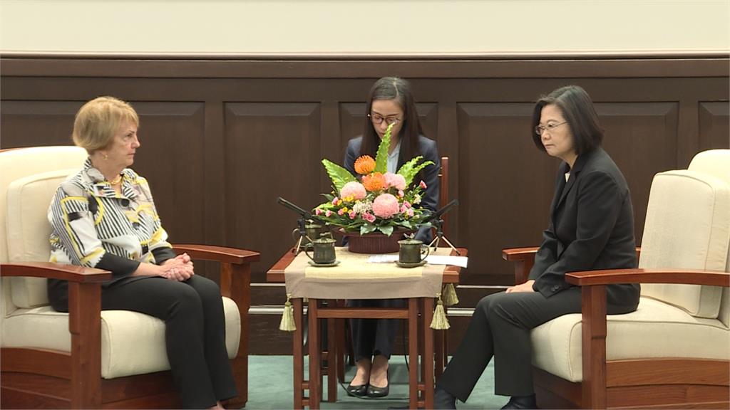 接見美國外委會談台北法案 蔡總統：台美將繼續加強合作