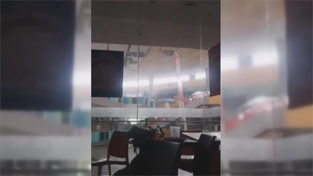 菲律賓南部規模6.7強震　購物中心天花板掉落