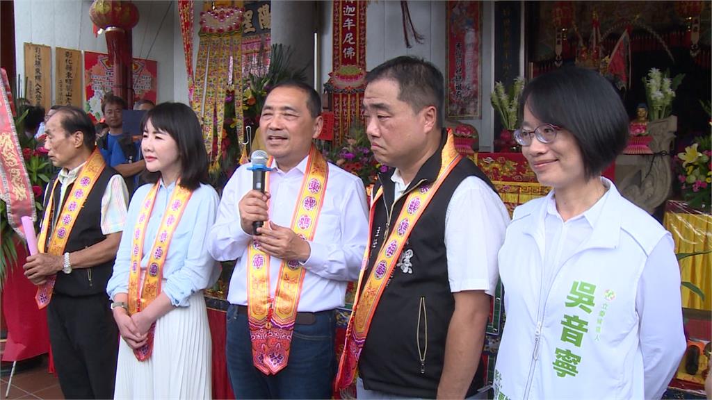 謝衣鳳、吳音寧同框　握手致意「先禮後兵」