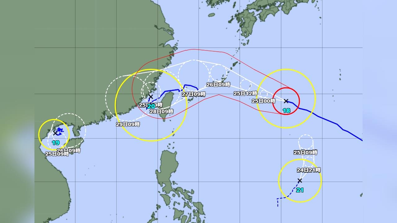 「沙德爾」進逼沖繩嚴防風雨　東西日本現高溫逼近40度大關