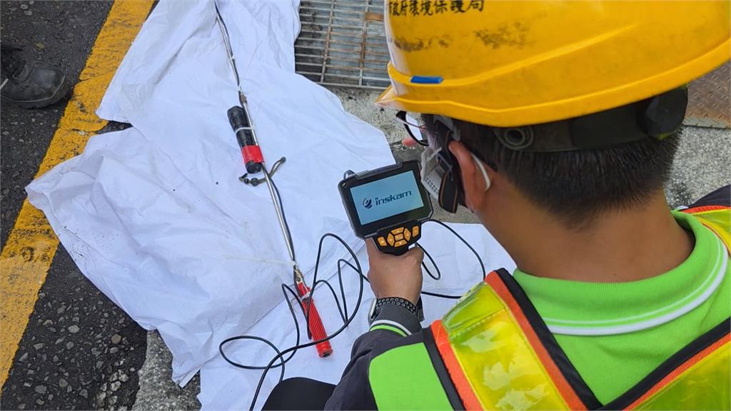 台中防汛升級＂溝通無礙＂　清溝神器水溝內視鏡"助攻排水