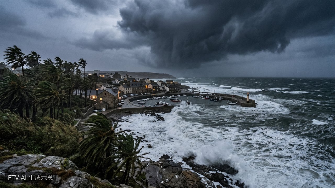 一級颶風波羅直撲墨西哥　暴雨侵襲多地防範土石流