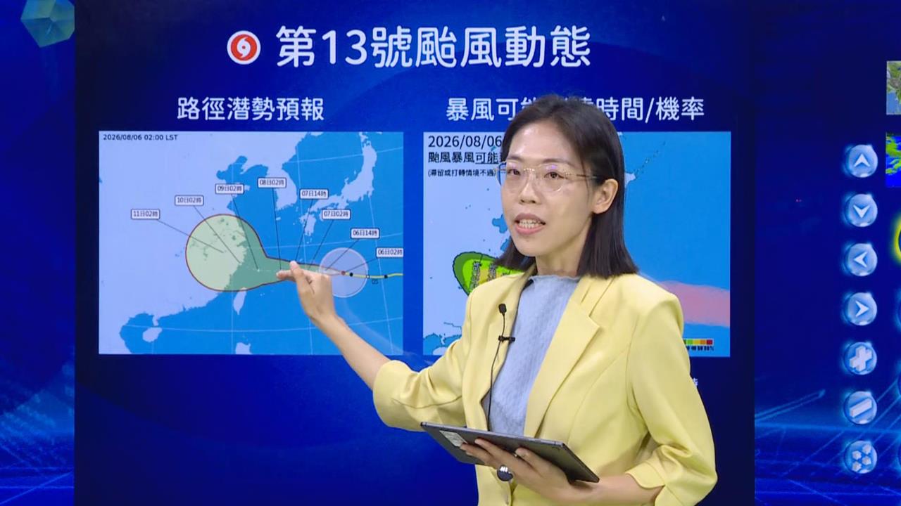 快新聞／白海豚飄忽不定！太平洋高壓真的減弱了　氣象署曝「侵台機率」這樣說