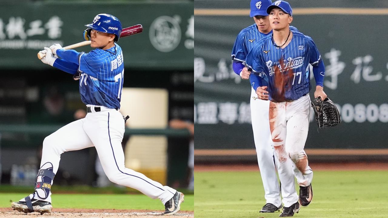 中職(影)／強迫取分成功還秀超美技撲接！周佳樂助富邦悍將勇奪３連勝