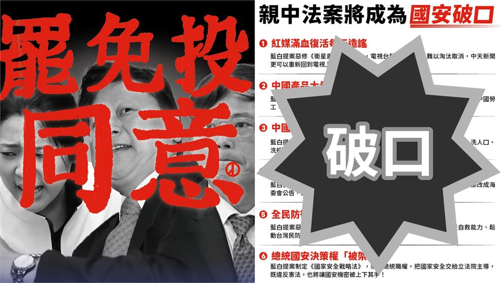 大罷免不成功有什麼後果？綠營列「6親中法案」要阻止：恐成國安破口