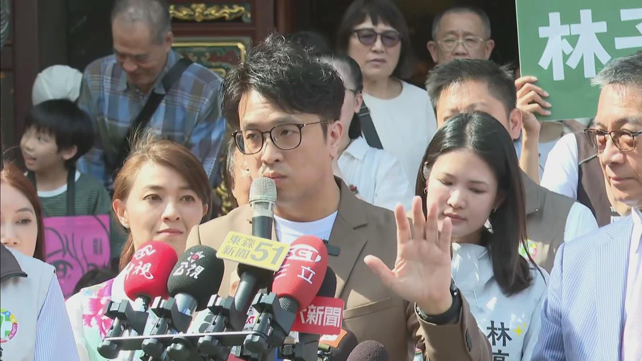 快新聞／讓首都被世界看見！沈伯洋獲徵召後首現身保安宮　盼「更好的未來」在台北深耕