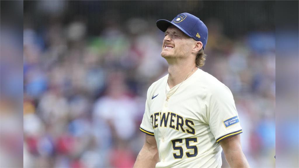 MLB(影)/戰績第一釀酒人出狀況!牛棚大將突退場 主帥曝:他感覺手肘有東西斷了