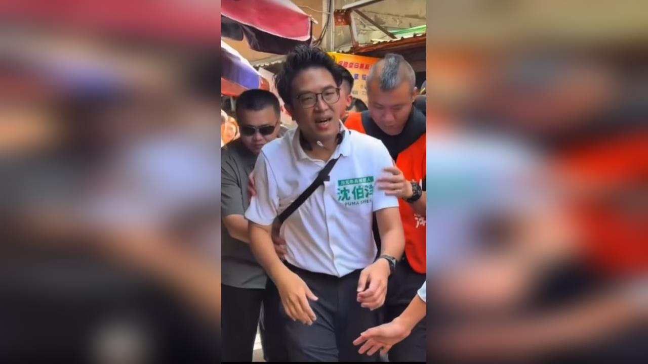 沈伯洋掃街手劃傷流血又體力透支 吳思瑤下強制休息令