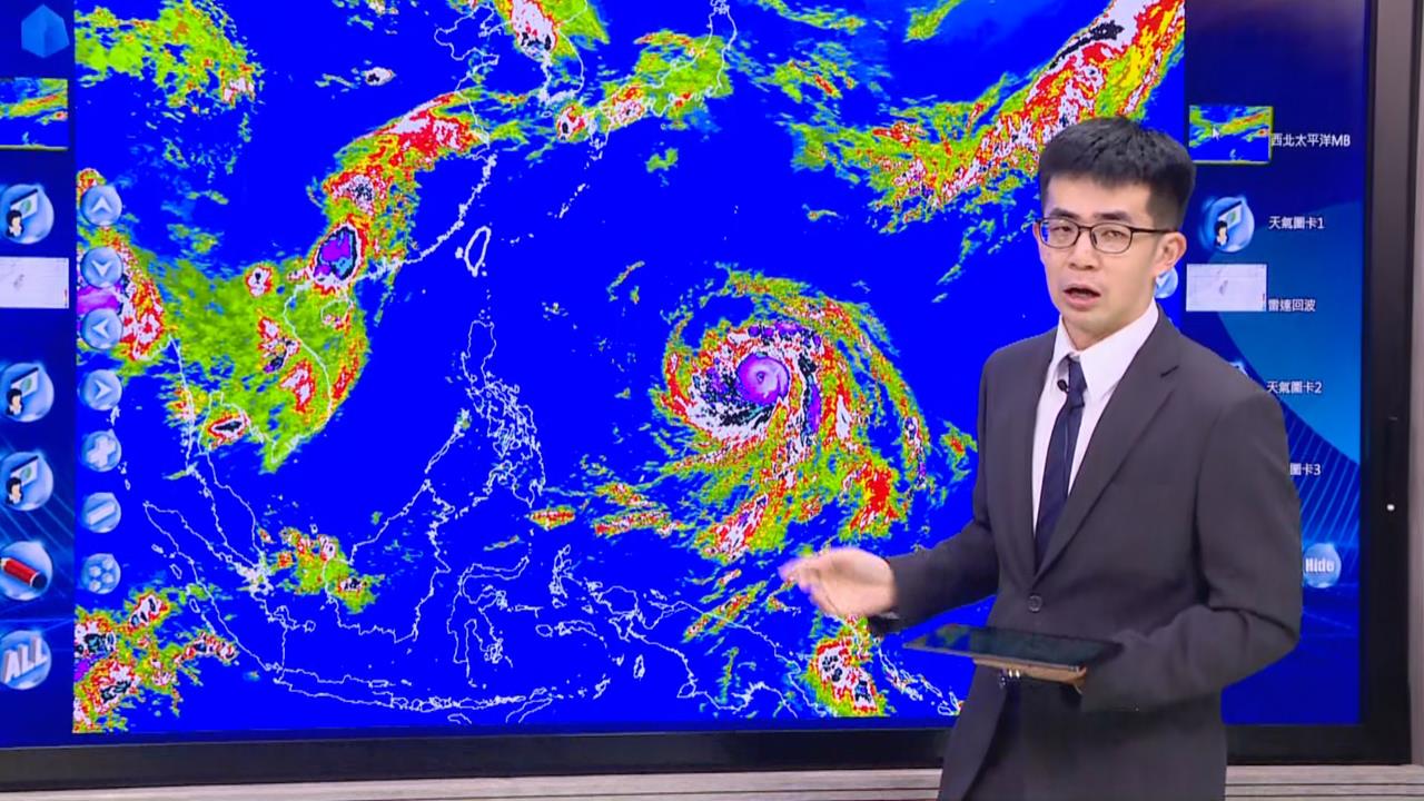 快新聞／颱風假機率升高！強颱「巴威」最新路徑曝　氣象署估周五清晨發陸警