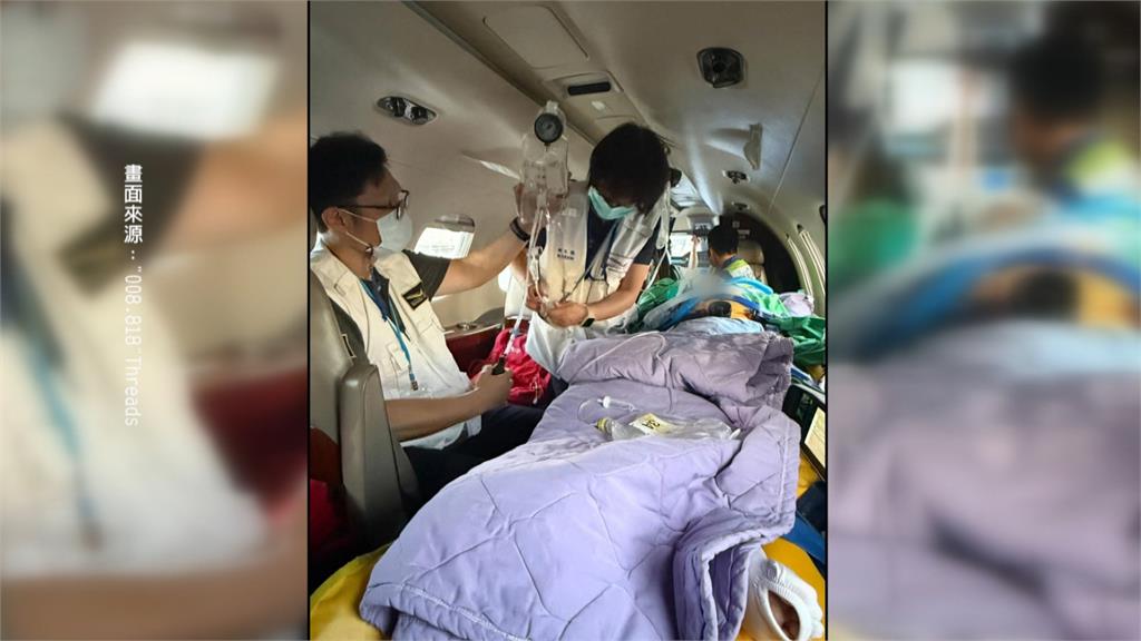 妻偕子遊日腦出血　夫淚籌250萬「開刀+專機」返台