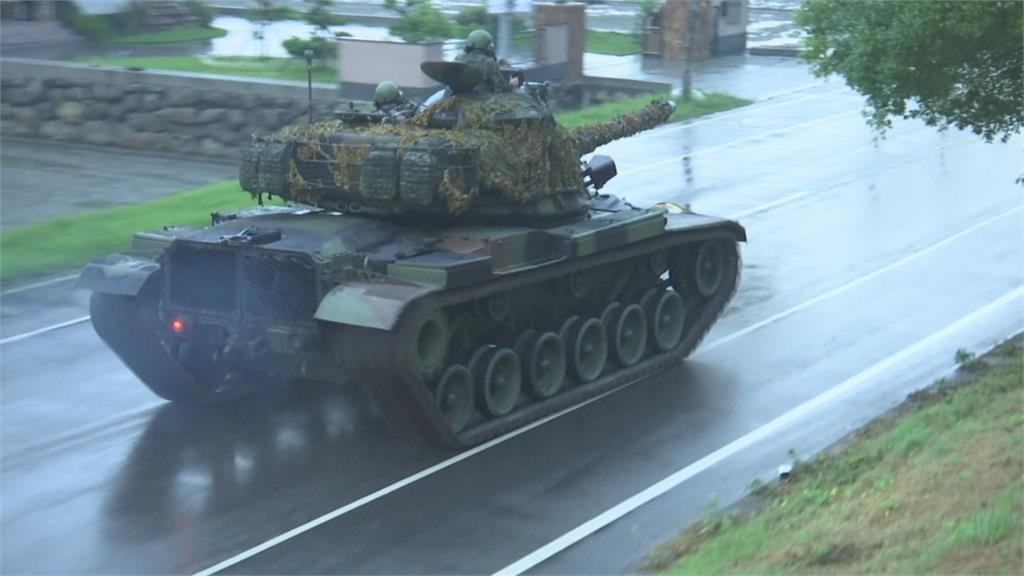 快新聞／蘭陽指揮部M60A3戰車煞車故障滑落邊坡　車內2官兵輕微挫傷