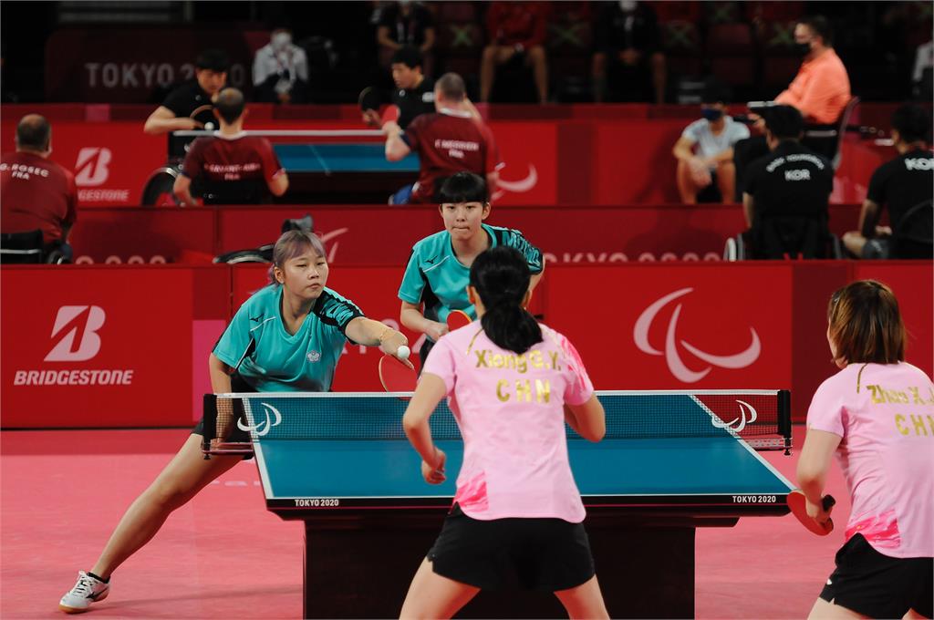 帕運／田曉雯、林姿妤女子桌球團體賽不敵中國組合　無緣4強賽