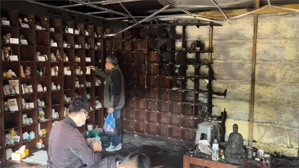 高雄毛孩安葬園區火警　骨灰罈碎裂飼主急領回