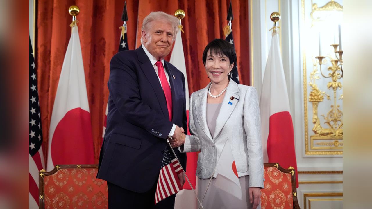 川普亞洲行第二站!今上午會晤高市早苗 強調美日同盟堅實