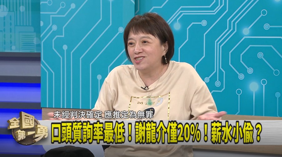第一勇(影)／謝龍介常上節目！質詢最低？邱明玉：比"他"過分！