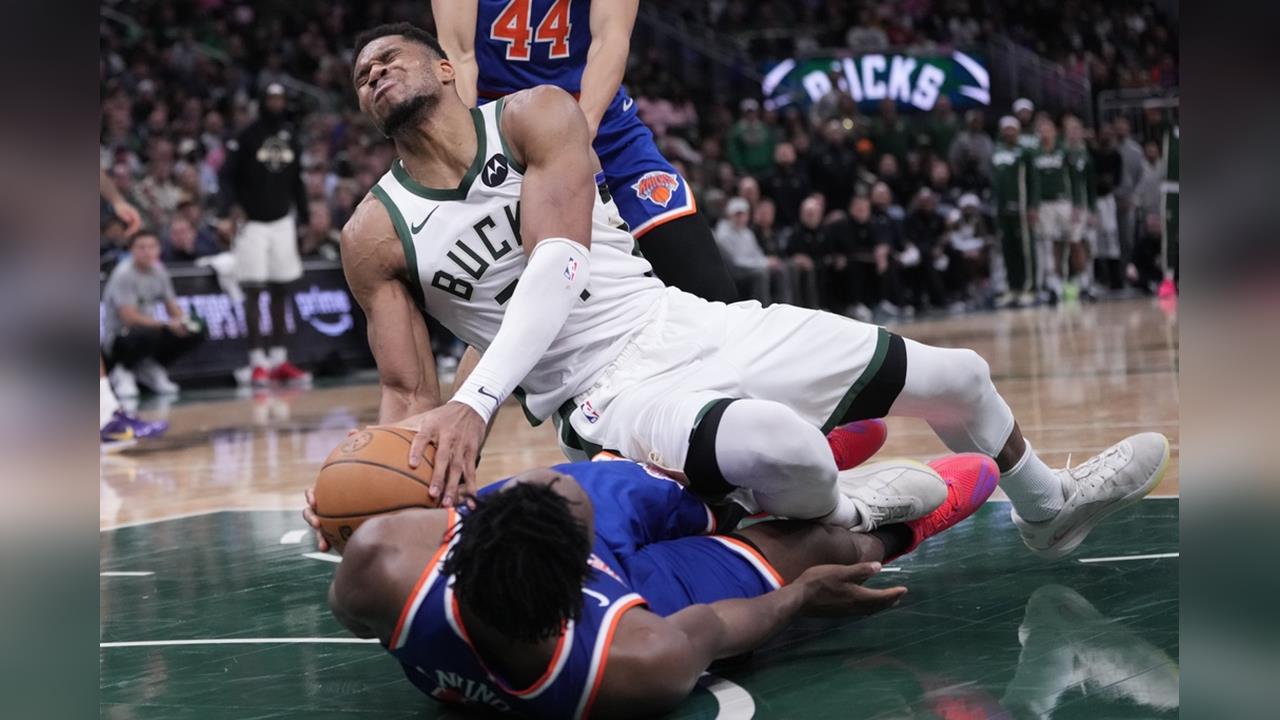 NBA(影)/賽前一小時字母哥才確定缺席! 公鹿幸好有奇兵挺身而出擊敗勇士