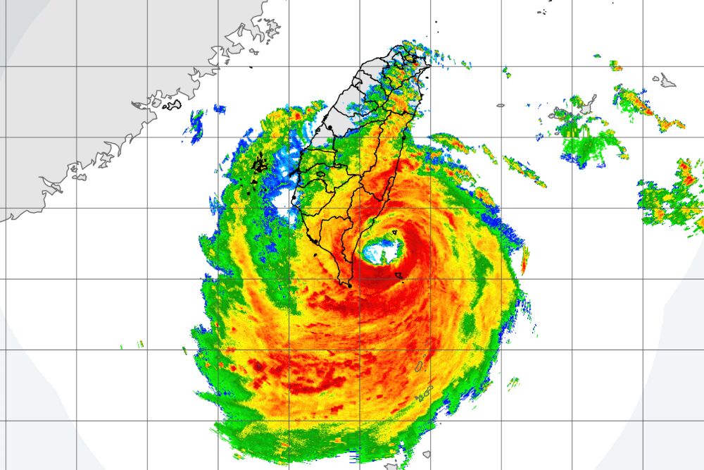 颱風楊柳白天全台風雨最強　蔣萬安不敢大意強調禦敵從嚴