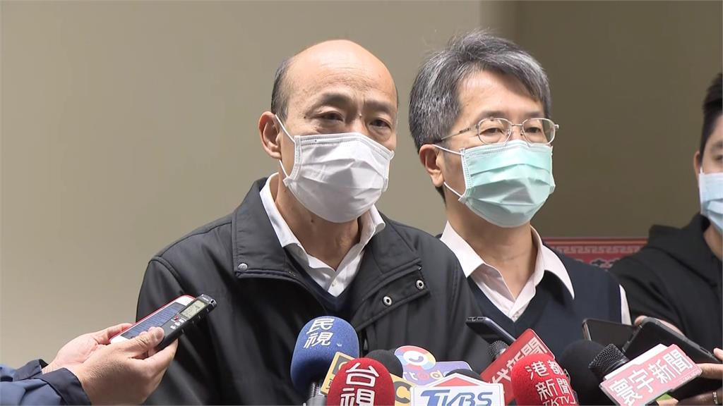 韓國瑜盯武漢肺炎防疫 指示單位了解口罩需求量