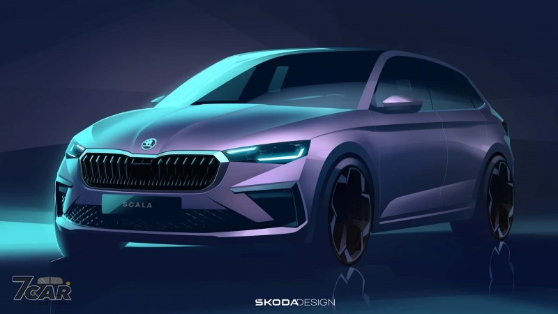&Scaron;koda 預告小改款 Scala 和 Kamiq 將在 8/1 登場