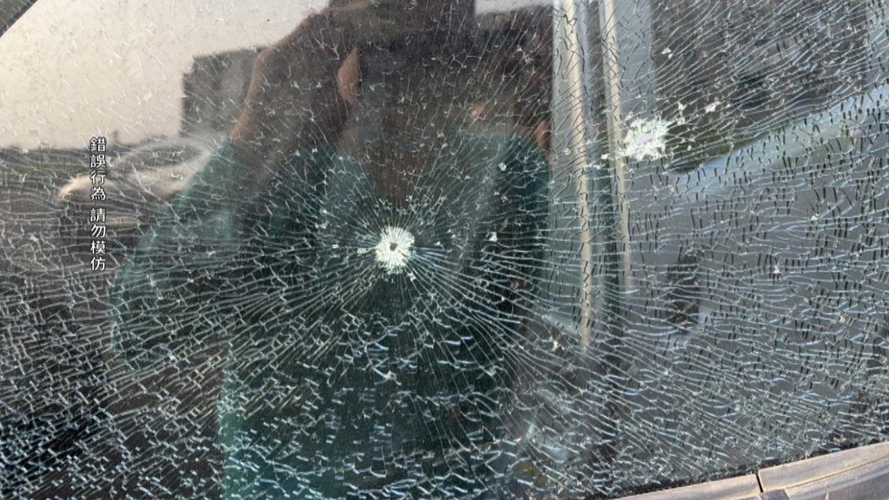 高雄路邊車遭BB槍射擊車窗破 嫌四小時內被逮稱「好玩亂射」