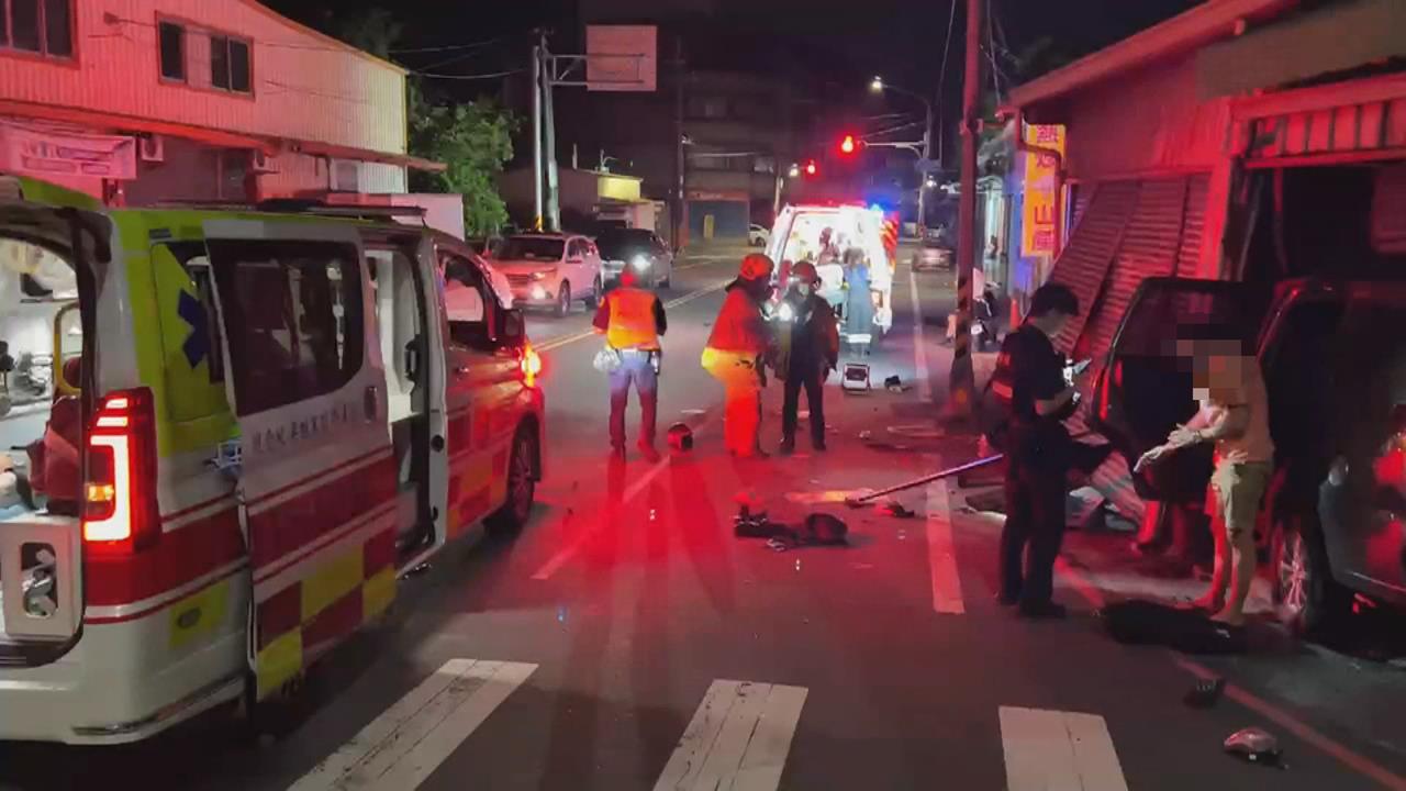 毒品通緝犯又毒駕車上搜出毒品　高雄衝撞騎士、再撞知名香腸攤