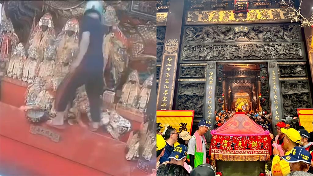 鐮刀男亂砍「彰化百年神像」身首慘分離!媽祖廟發怒示警:必有天收