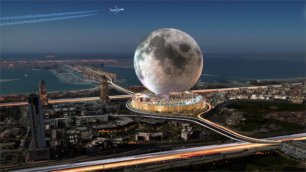 不用等到2077！杜拜「月球度假村」今年開工　斥資千億夜城絕景曝