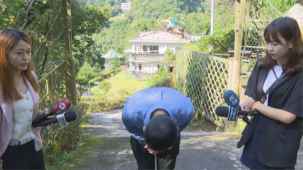 快新聞／重機具「開拆莊園違建」　廖先翔鞠躬致歉：我是政二代概括承受