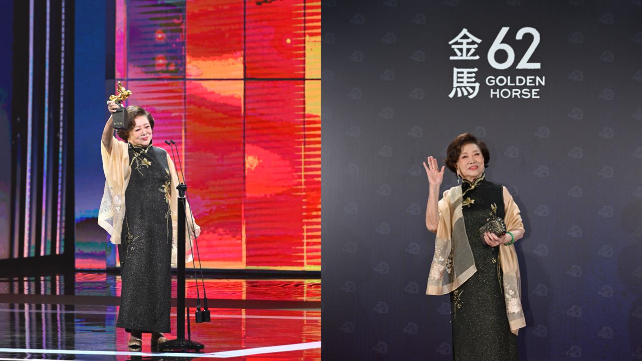 金馬62/「國民阿嬤」陳淑芳榮獲終身成就獎!《孤味》三女兒同頒給「媽媽」