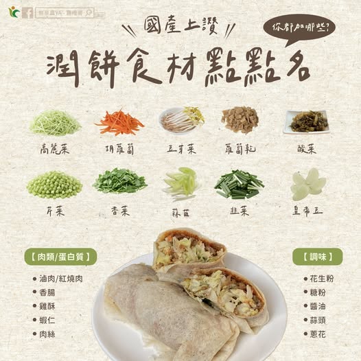 清明潤餅戰南北！農糧署點名國產食材 揭秘「北濕南甜」差異