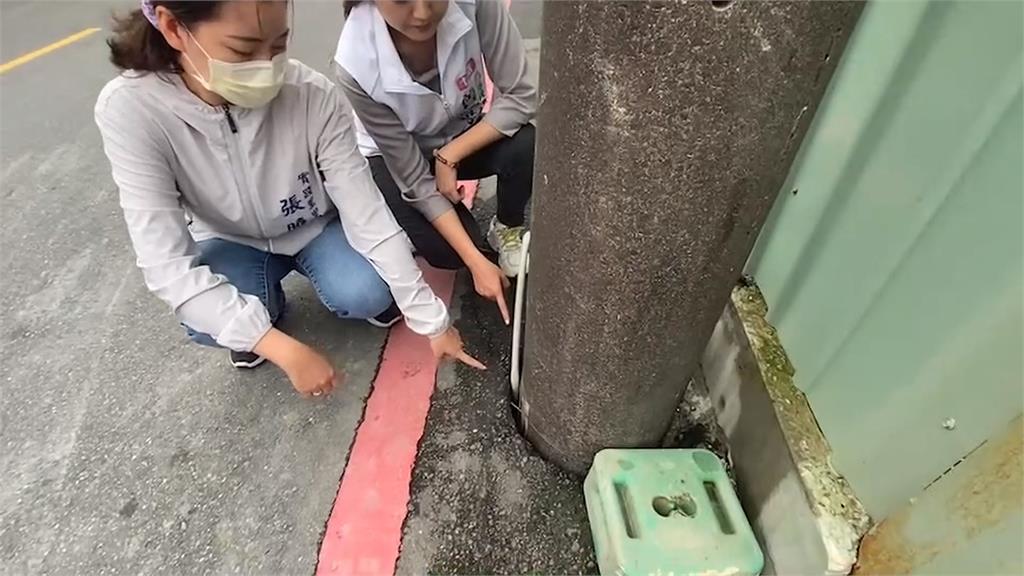 工地釀禍？兩電桿下陷2米　基隆市百福社區停電5小時