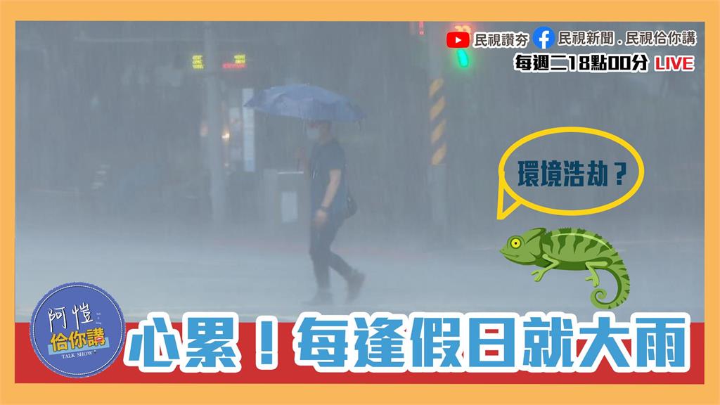 《阿愷佮你講》台灣進入極端酷熱夏季？為何逢假必雨？野生綠鬣蜥該除該留？EP24