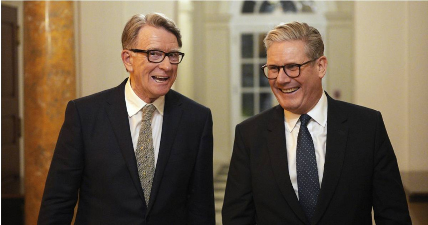 艾普斯坦案延燒！前英國駐美大使曼德爾森遭逮捕