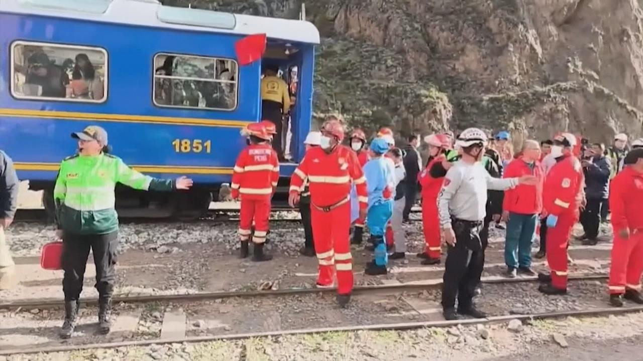 驚險! 秘魯馬丘比丘觀光火車對撞 釀1死40傷