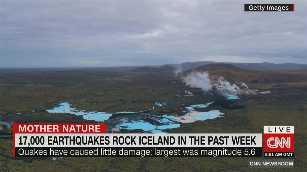 火山運動活躍？冰島過去一週已1.7萬次地震