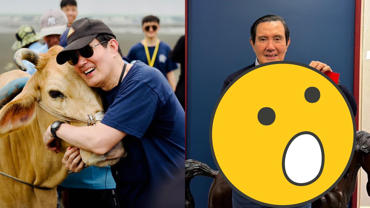馬英九本命年春聯「遭挖藏頭尾4字」！他一看「超狂諧音」笑炸：自己人？