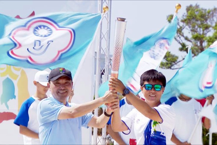 聖火抵達新北市  火炬手是雷千瑩