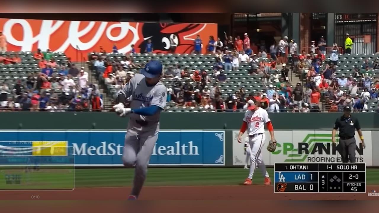 MLB(影)／大谷翔平開轟後換新的「高球推桿」慶祝動作！原來是這個原因