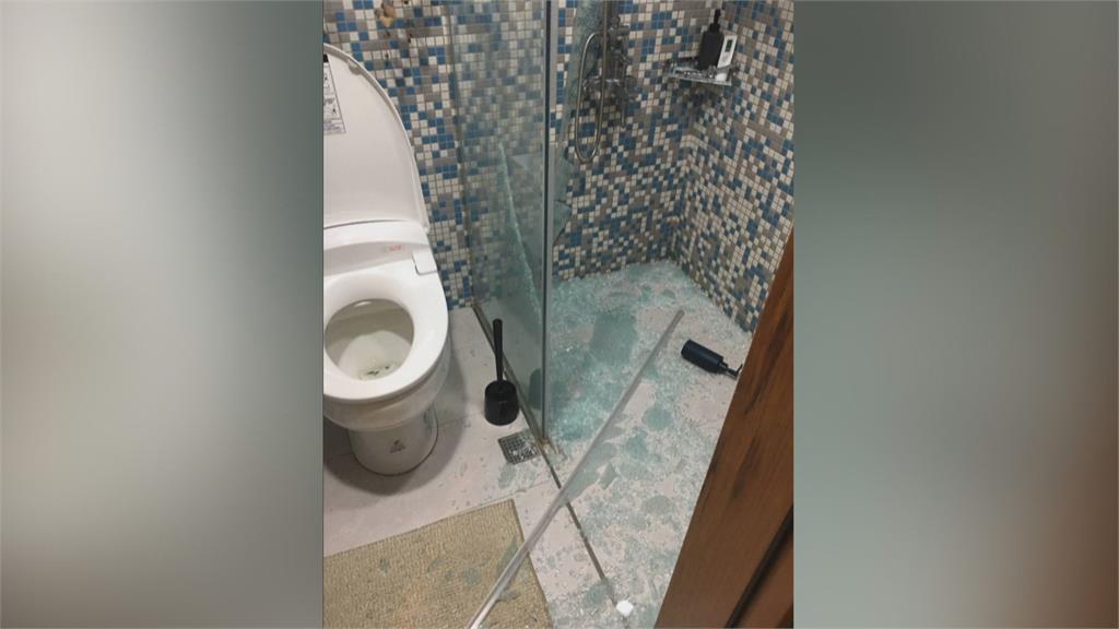 北市萬華青年社宅一期　浴室玻璃無預警碎裂
