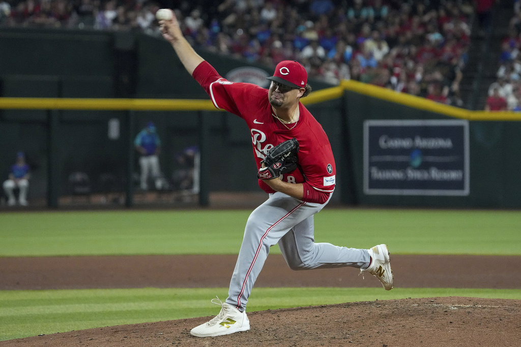 MLB(影)/紅人隊「大塊糖」來了!初登板飆5K最快球速跟大谷翔平一樣快