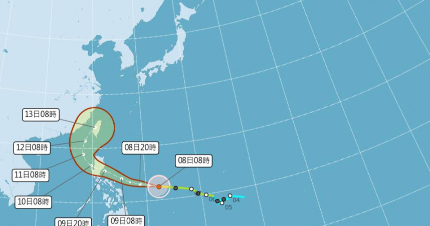 鳳凰進逼「這幾天影響最鉅」!最新暴風圈侵襲機率出爐 14縣市破5成
