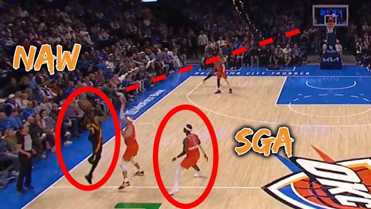 NBA(影)／這家血統很嚇人！SGA表弟「單腳+單隻非慣用手」比賽大秀超狂羅國蝦