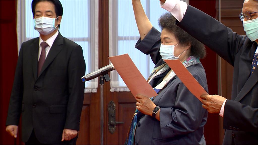 陳菊宣誓就任！正式成為第六屆監察院長