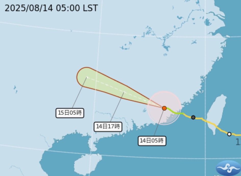 快新聞／楊柳持續減弱05:00解除陸警　氣象署8:30解除海警